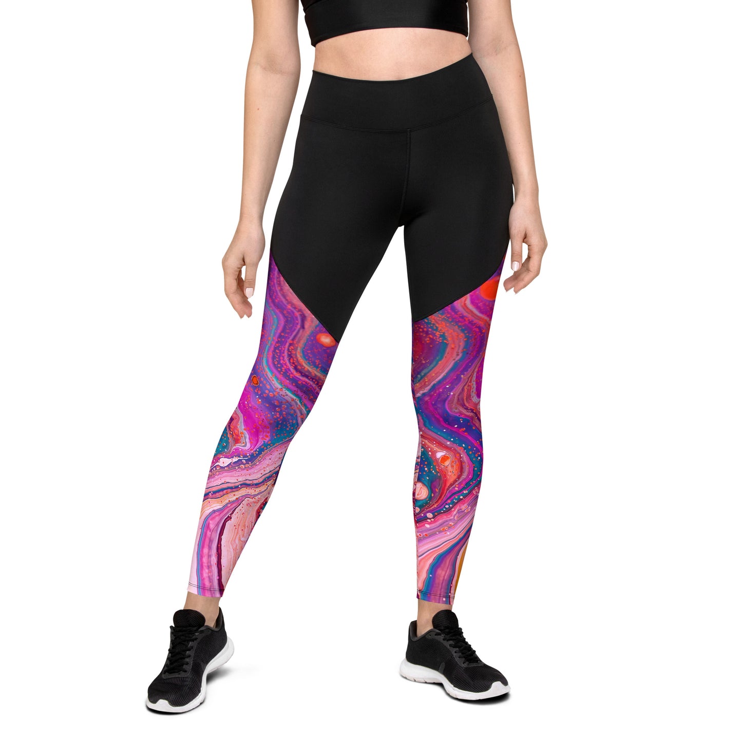 Sports Leggings - Cosmic design