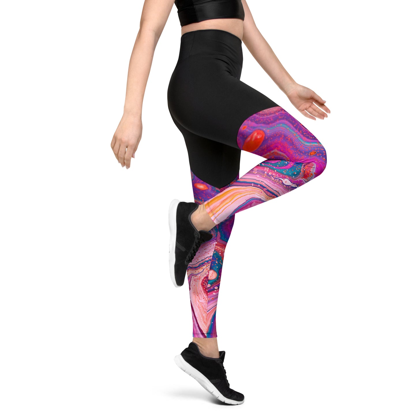 Sports Leggings - Cosmic design