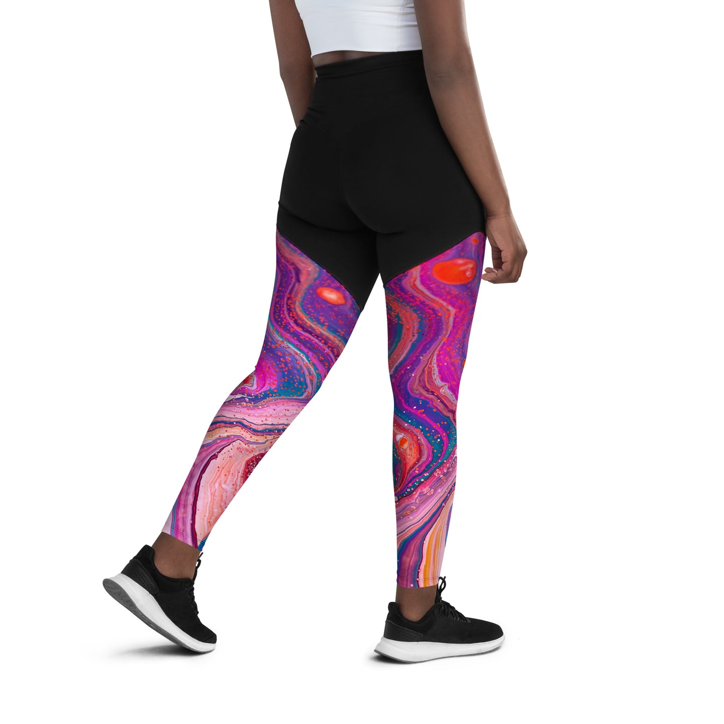 Sports Leggings - Cosmic design