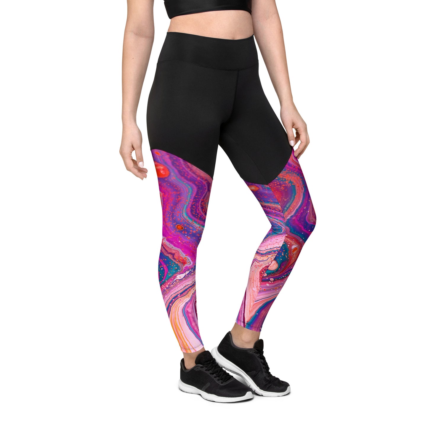Sports Leggings - Cosmic design