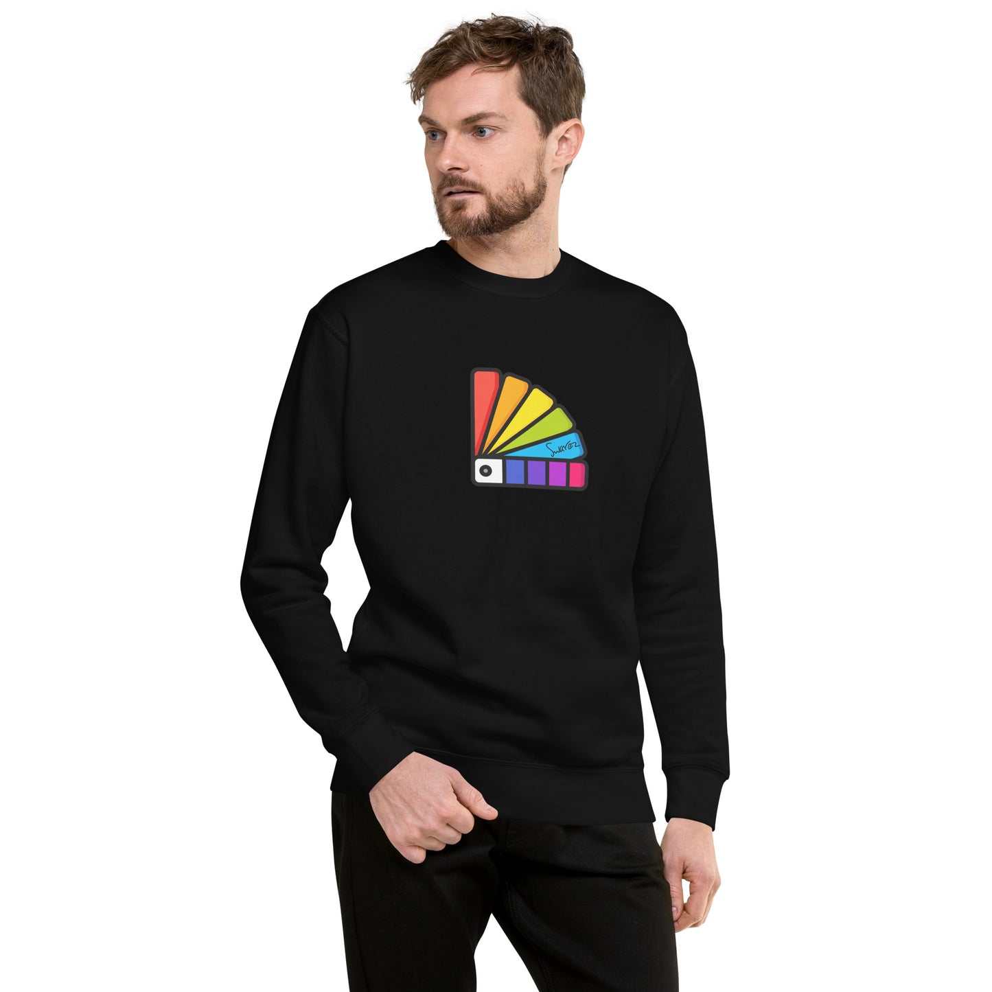 Unisex Premium Sweatshirt - Paint chart design