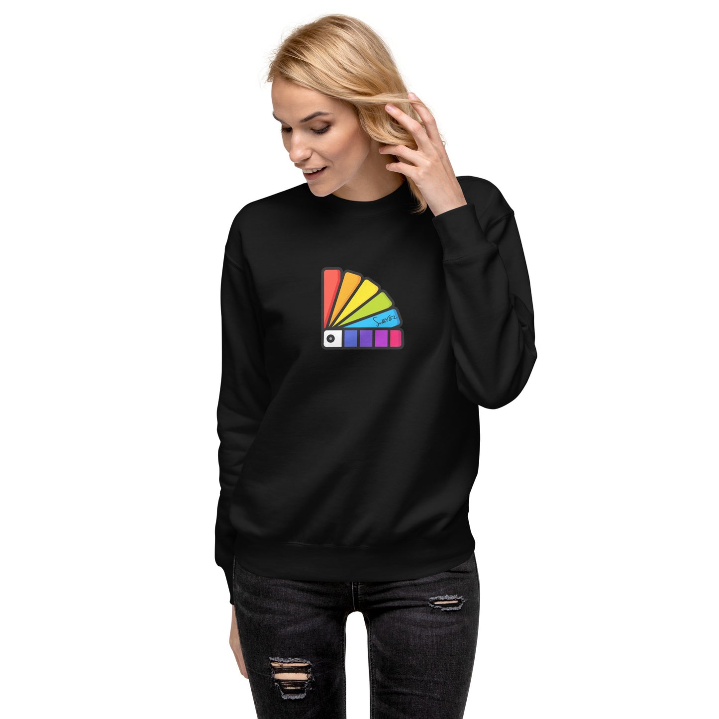 Unisex Premium Sweatshirt - Paint chart design