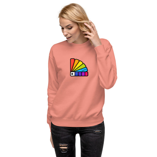 Unisex Premium Sweatshirt - Paint chart design