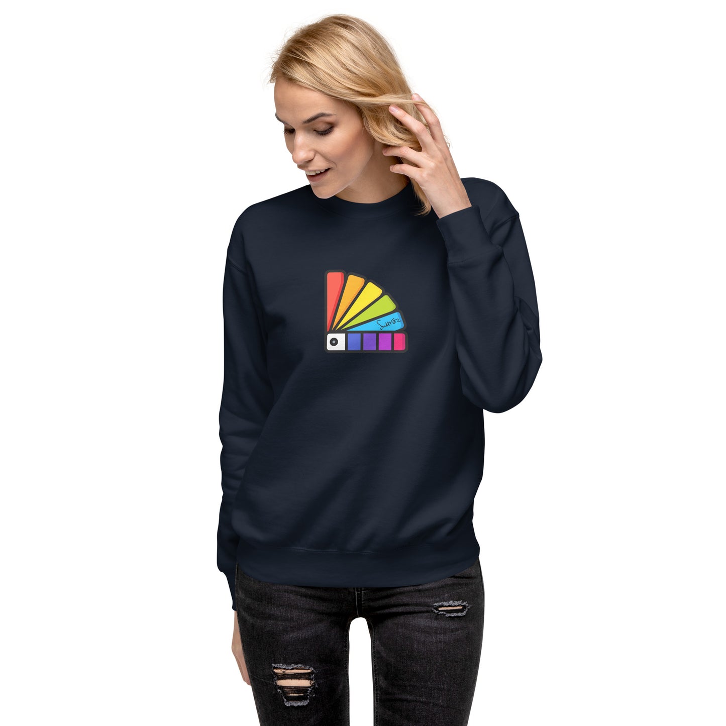 Unisex Premium Sweatshirt - Paint chart design