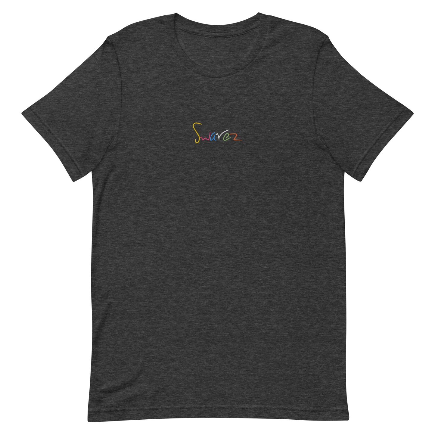 Unisex t-shirt - Swarez embroidered logo and printed paint splash