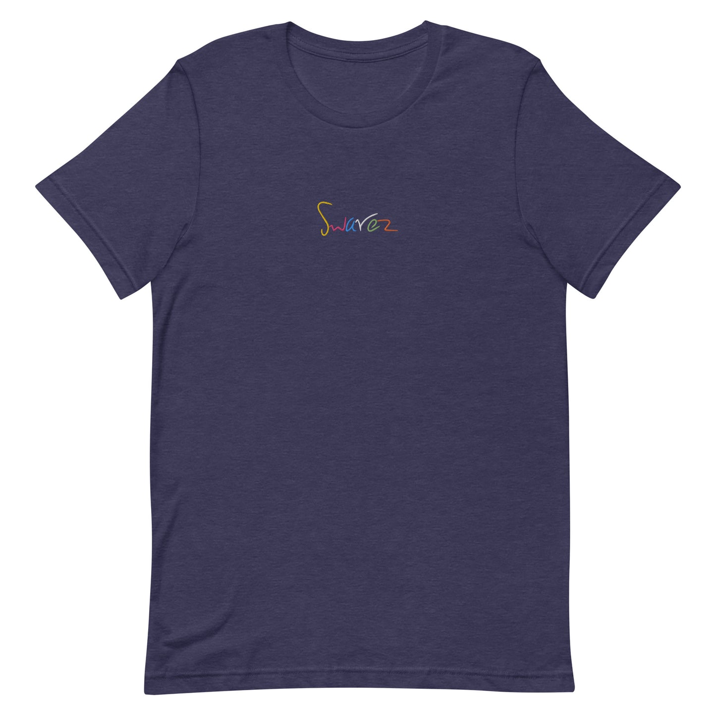 Unisex t-shirt - Swarez embroidered logo and printed paint splash