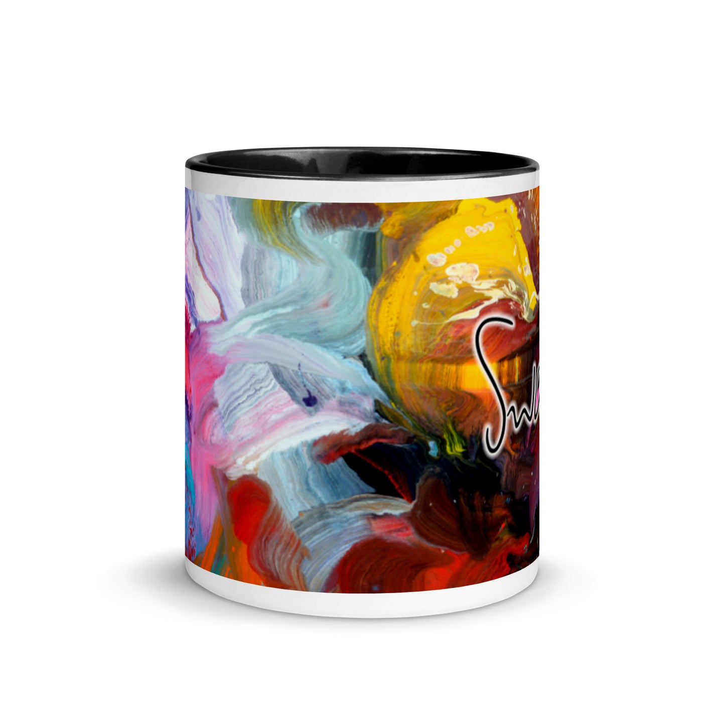 Mug with Color Inside - Thunderstruck design