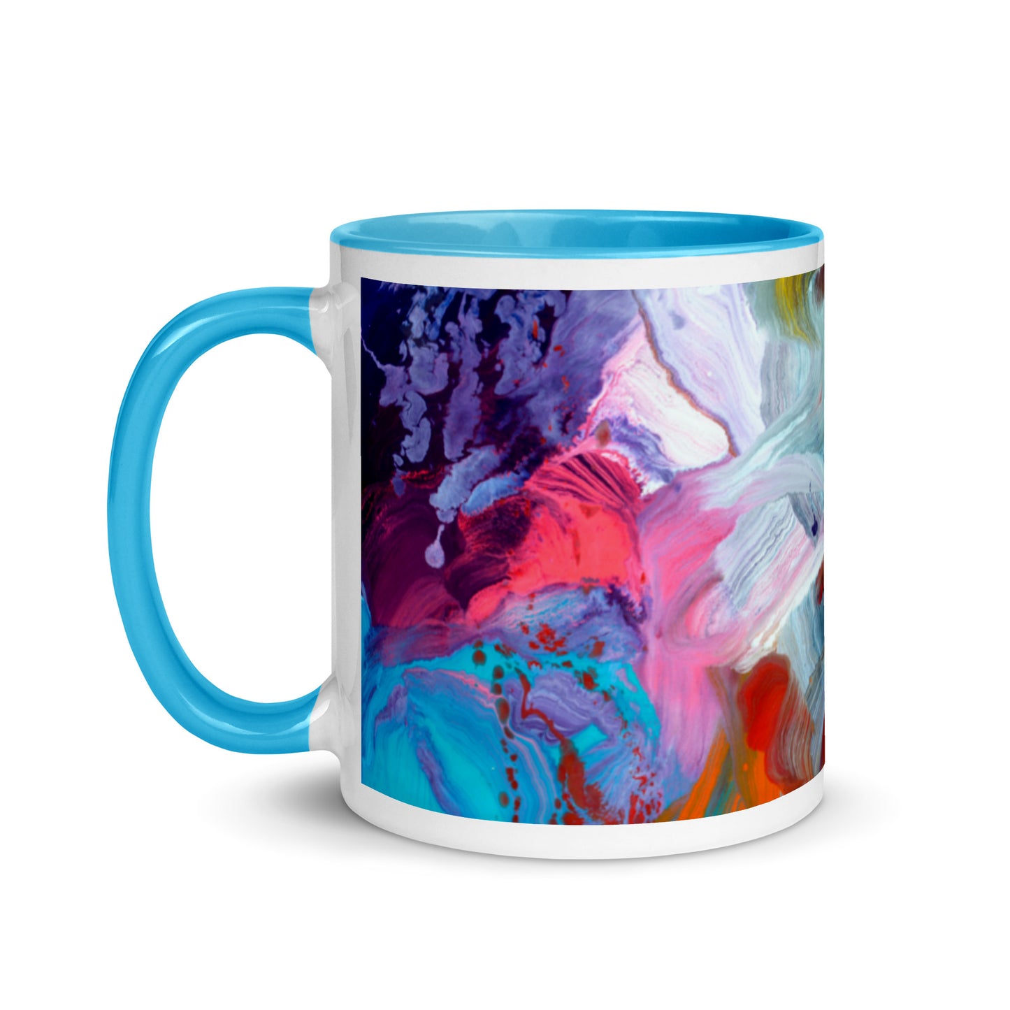 Mug with Color Inside - Thunderstruck design