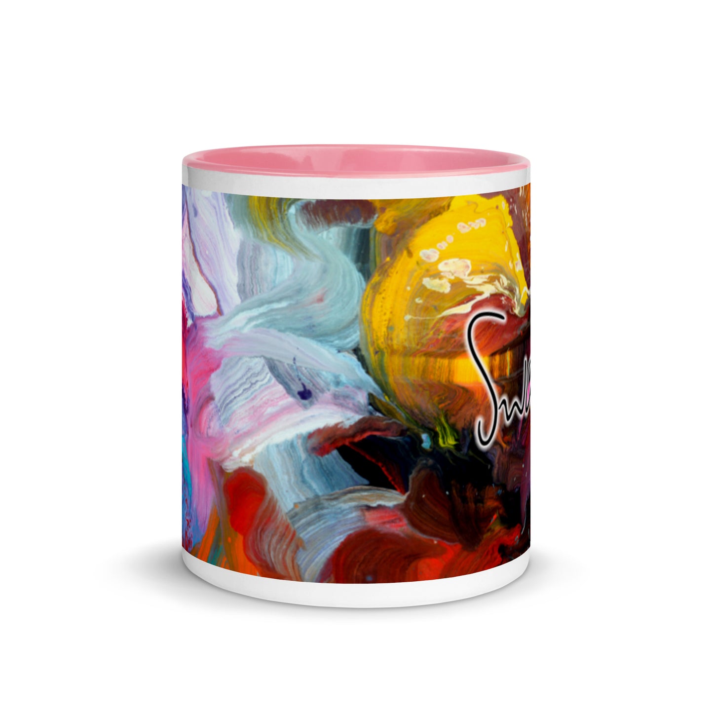 Mug with Color Inside - Thunderstruck design