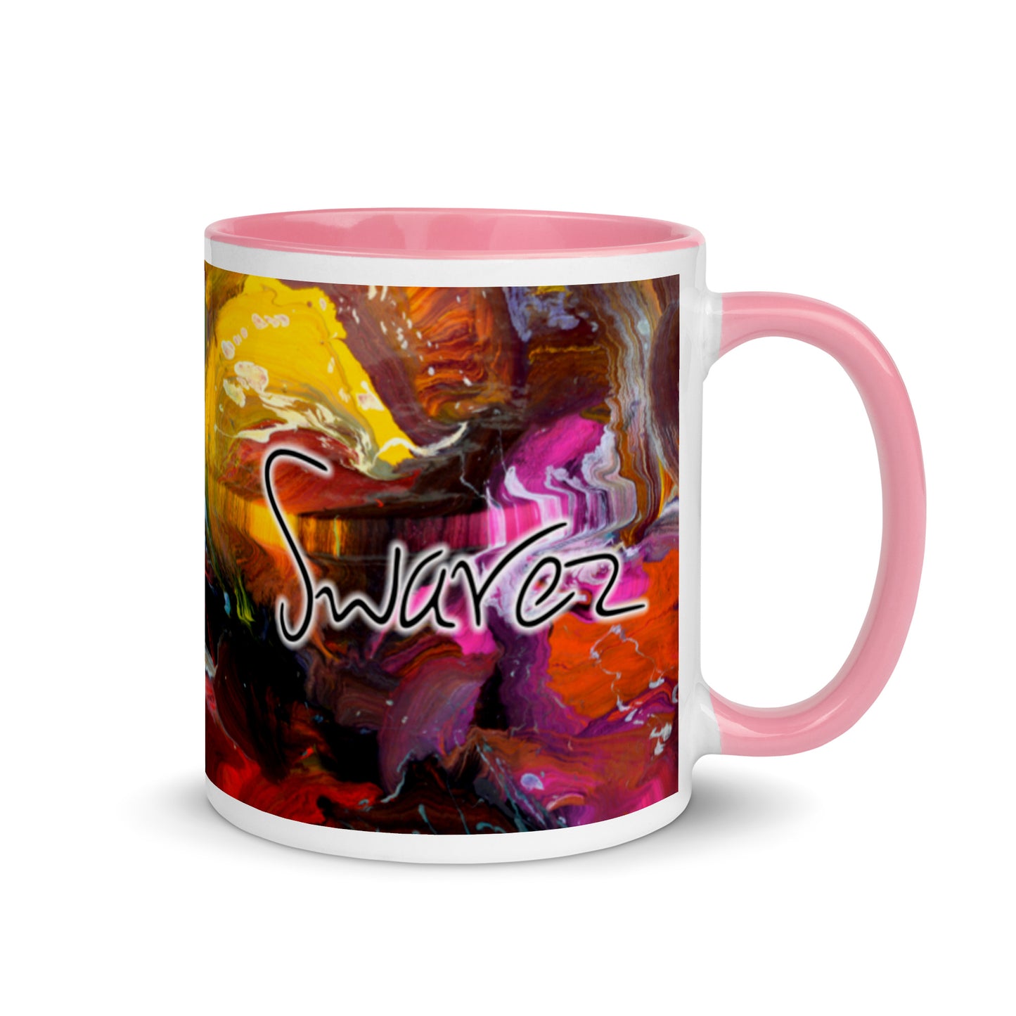 Mug with Color Inside - Thunderstruck design