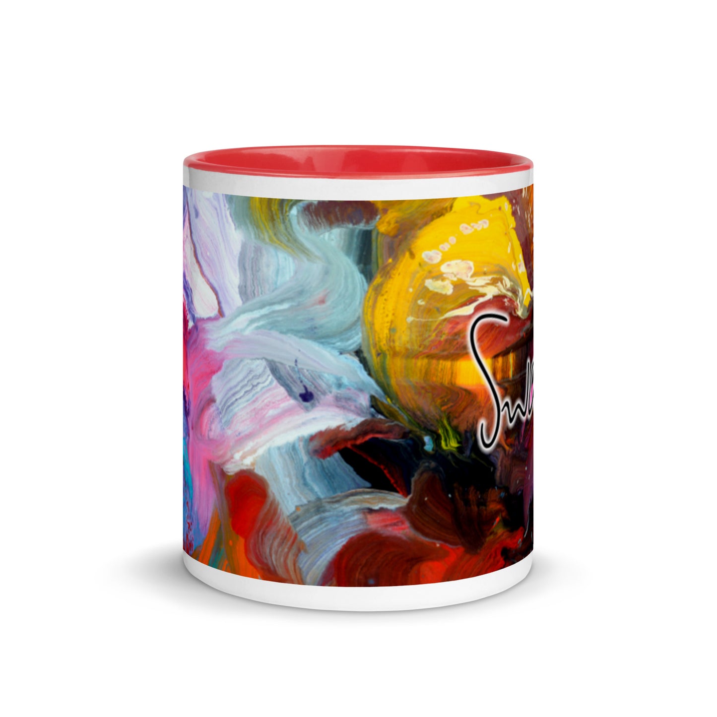 Mug with Color Inside - Thunderstruck design