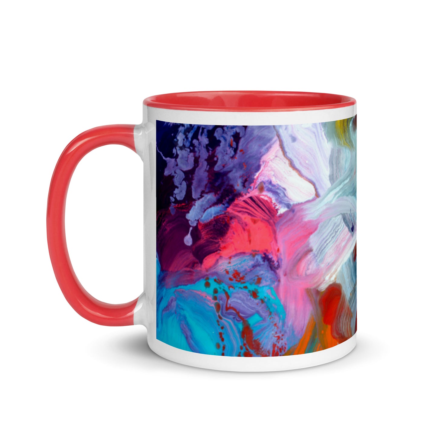 Mug with Color Inside - Thunderstruck design