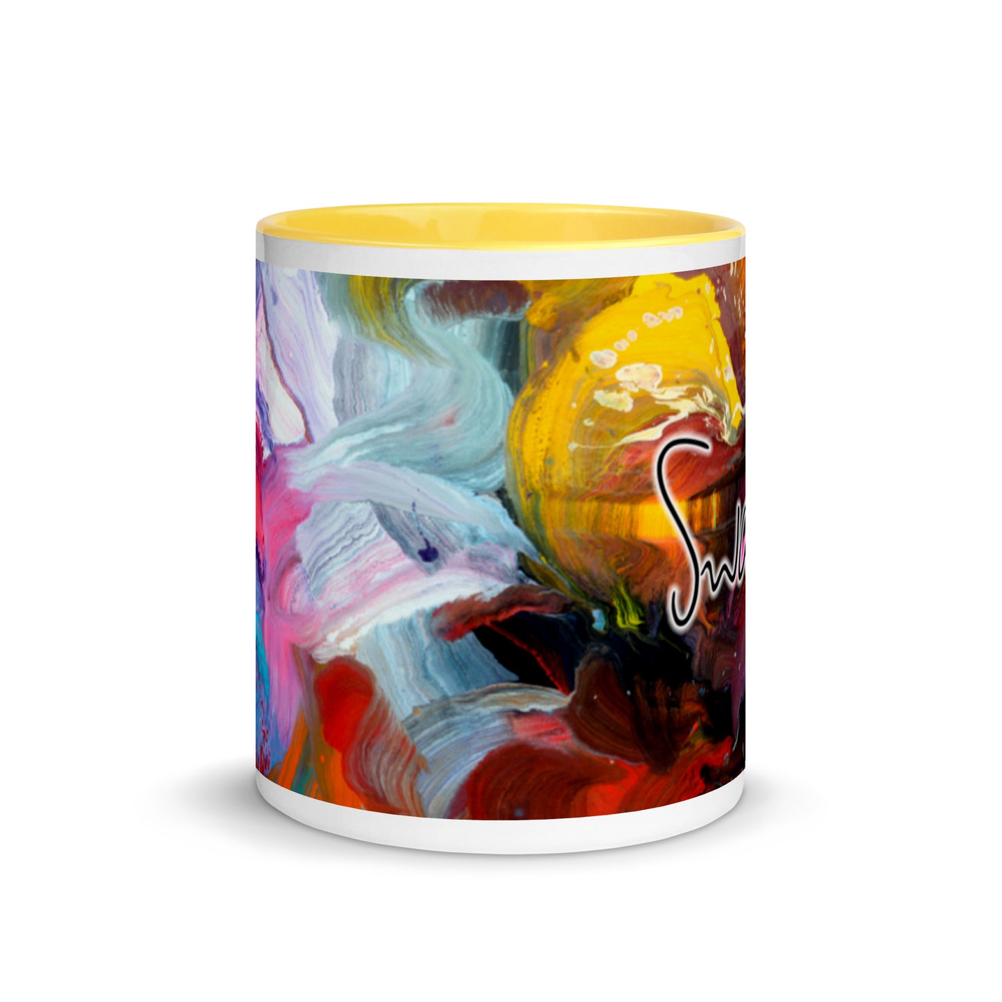Mug with Color Inside - Thunderstruck design