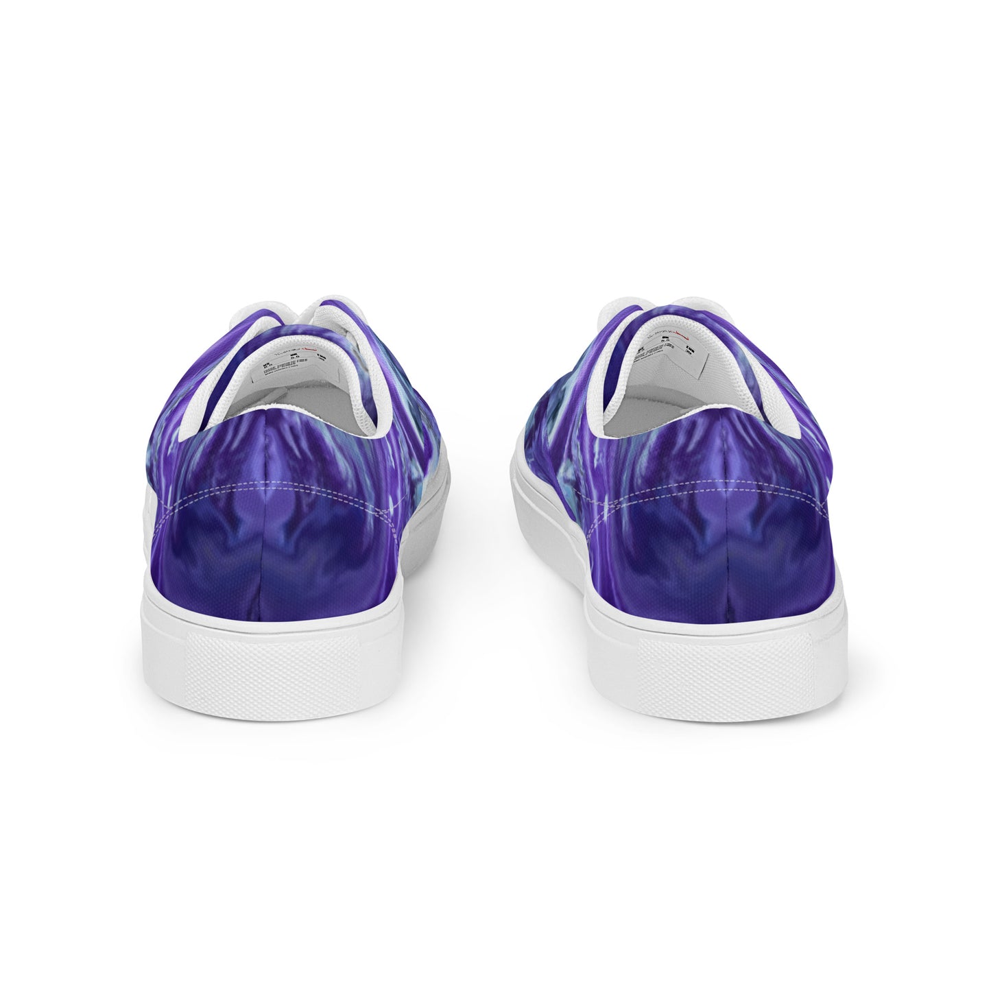 Women’s lace-up canvas shoes - Cosmic Purple