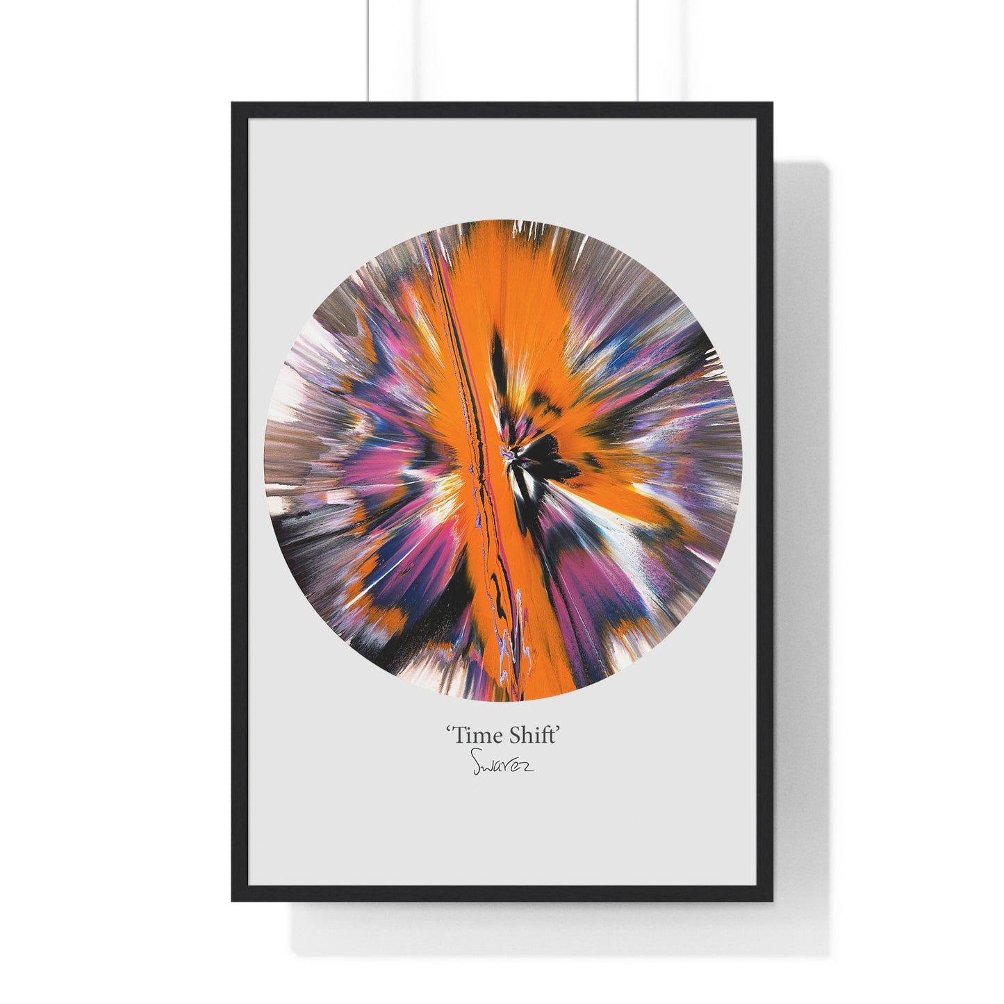 'Time Shift' by Swarez - Limited Edition Framed Vertical Poster Print