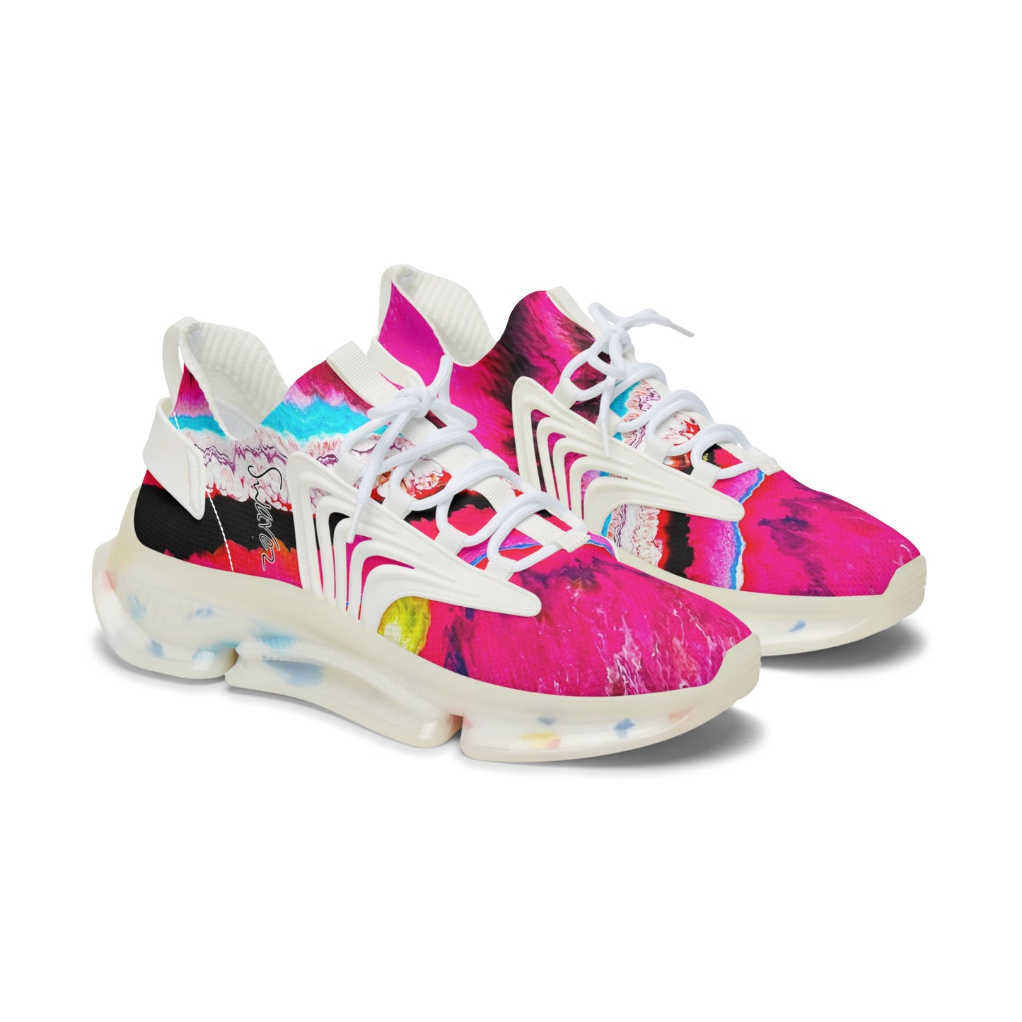 Women's Mesh Sneakers - Pink Star 2024 design