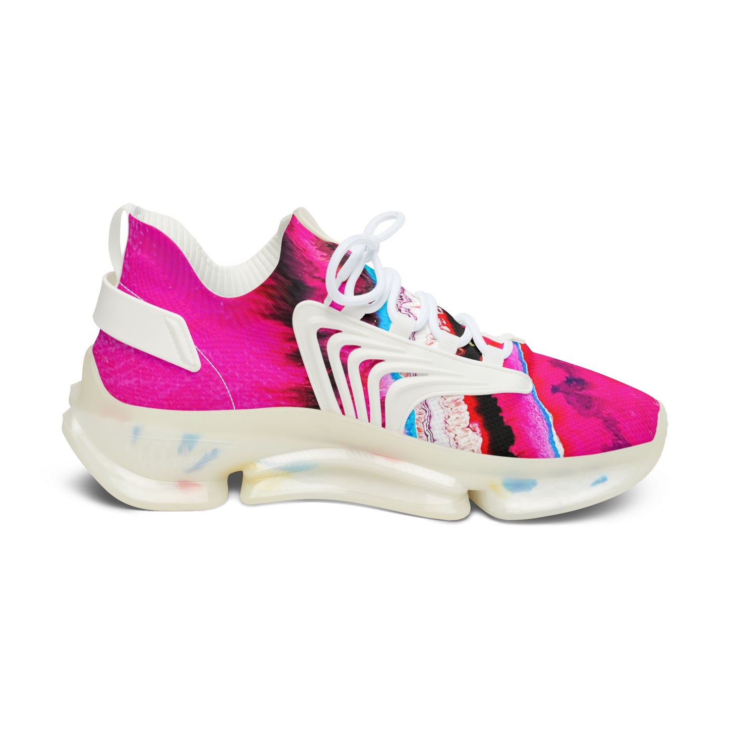 Women's Mesh Sneakers - Pink Star 2024 design