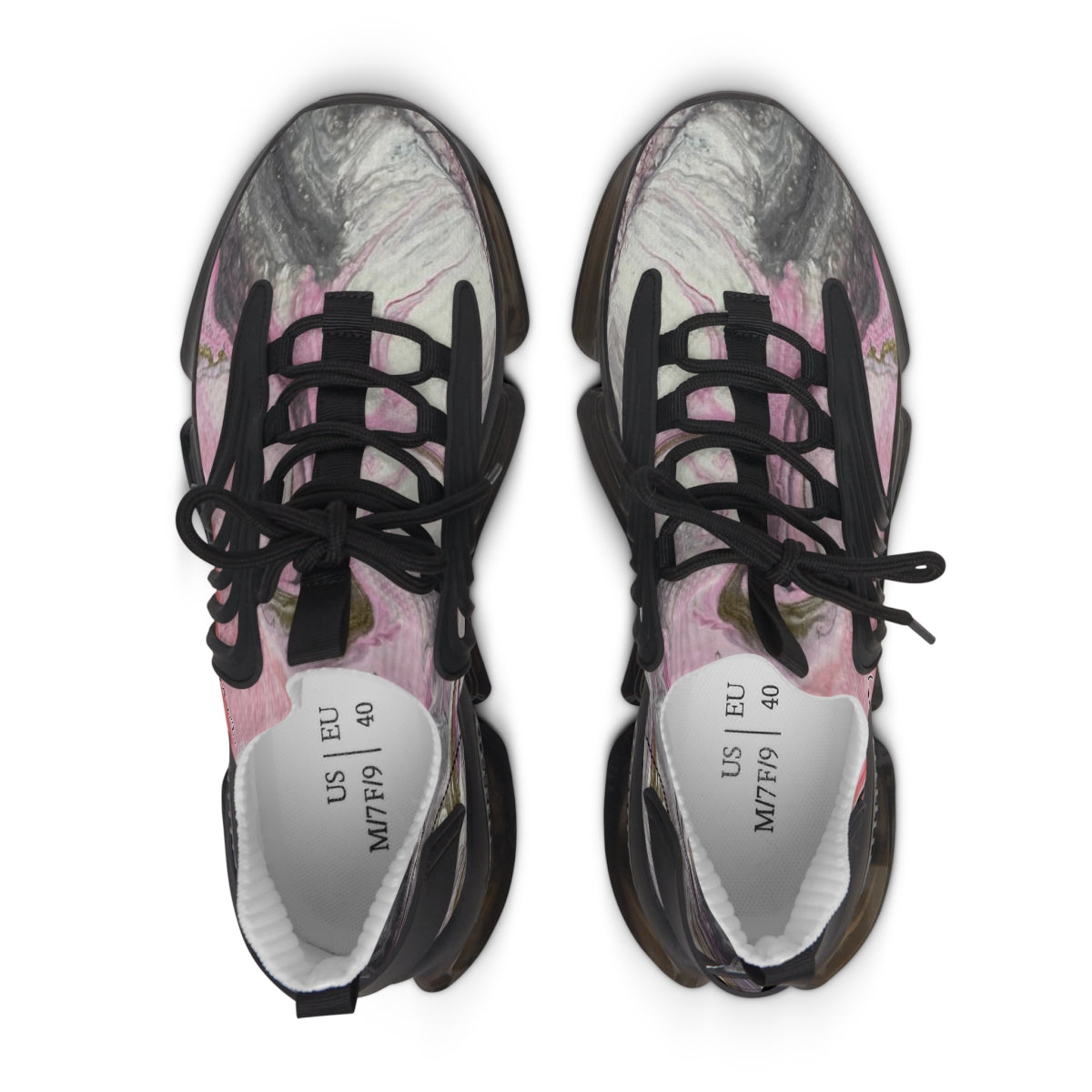 Women's Mesh Sneakers - Dusky pink design