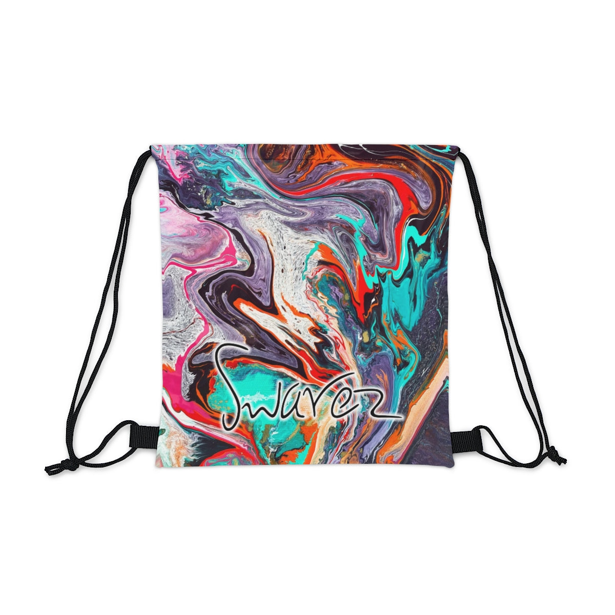 Outdoor Drawstring Bag - Hypnotic design