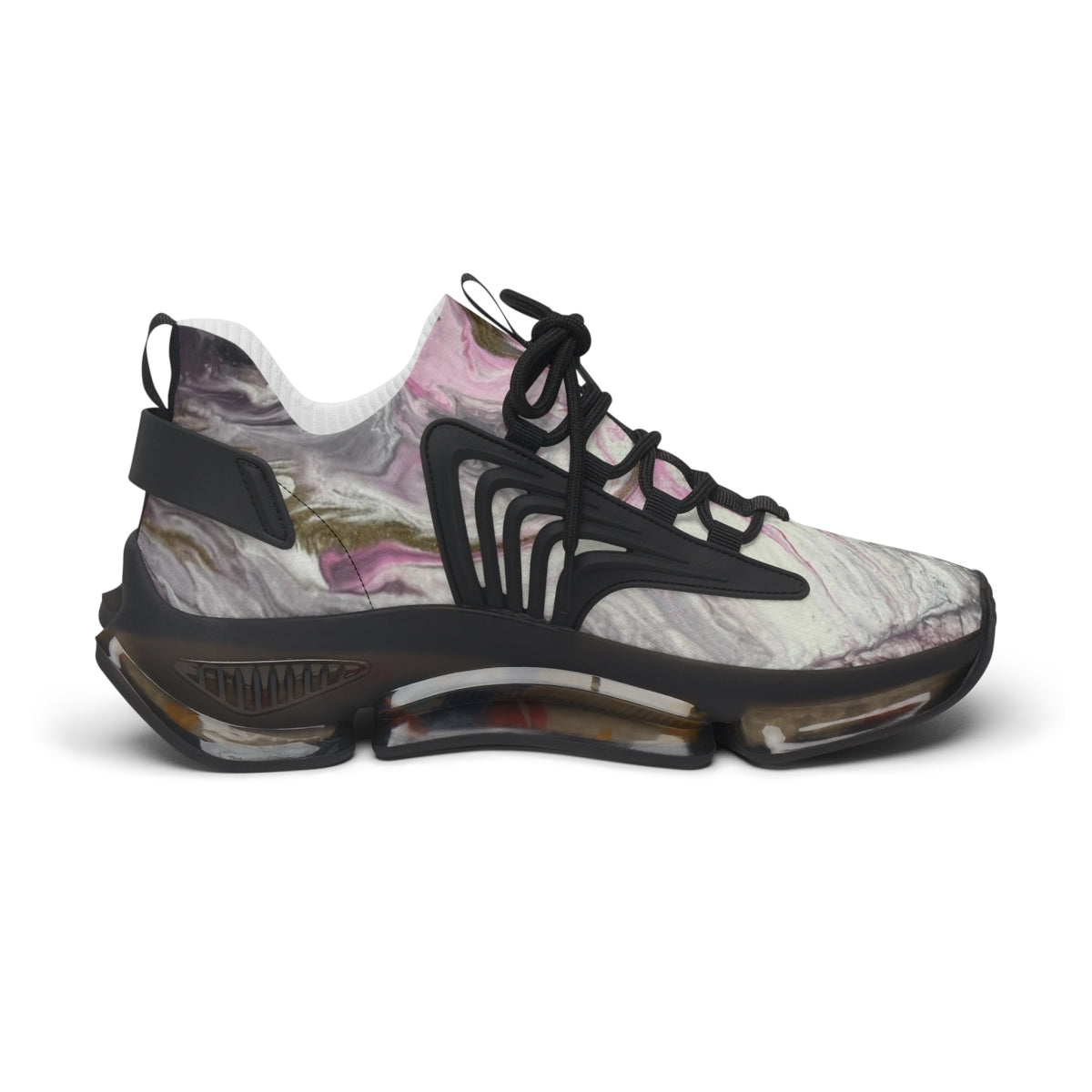 Mesh-Sneaker für Damen – Altrosa-Design 