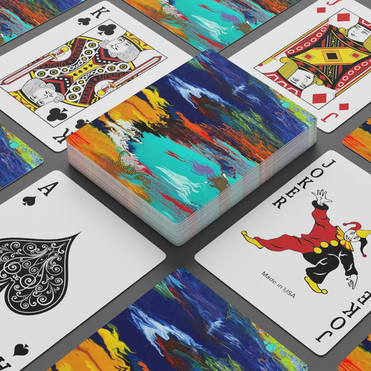 Individuelle Spielkarten – Riviera-Design 