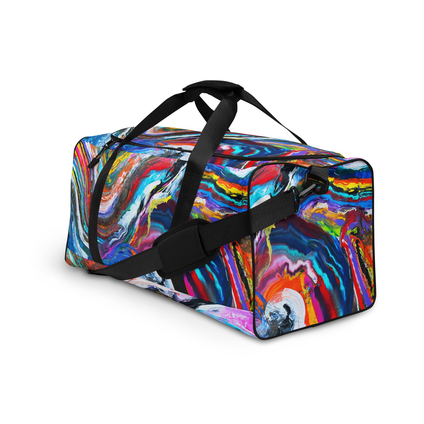 Reisetasche – Rainbow Wave-Design