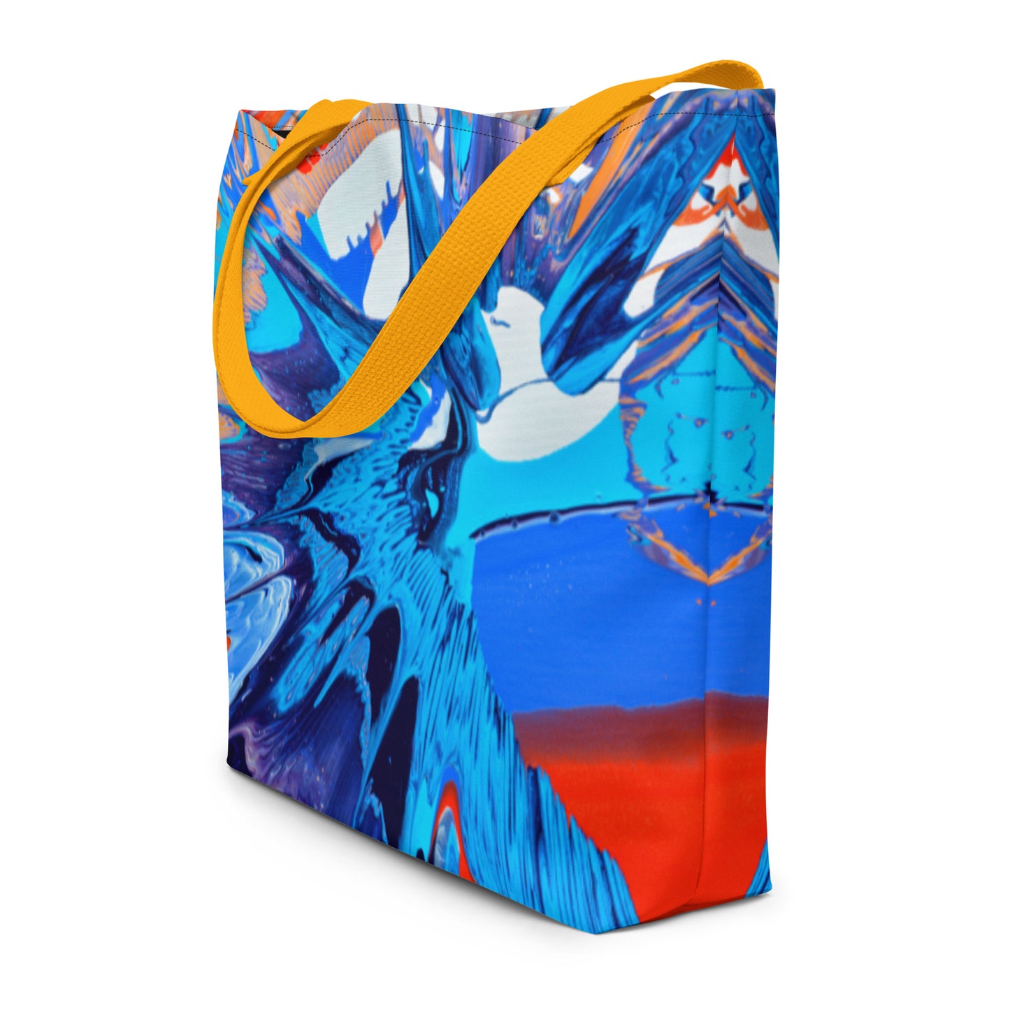 All-Over Print Large Tote Bag - Kapow design