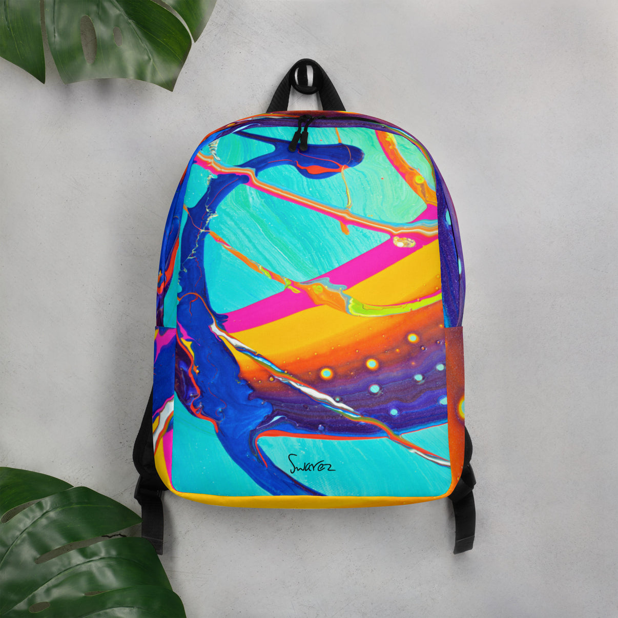 Minimalist Backpack Rainbow design Swarez Lifestyle