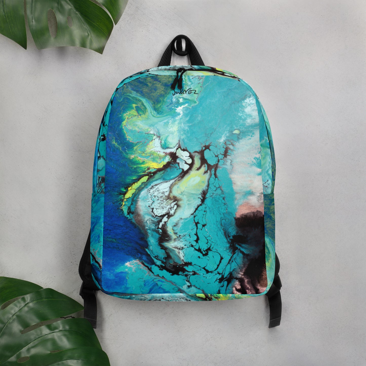 Minimalist Backpack - Deep Blue design