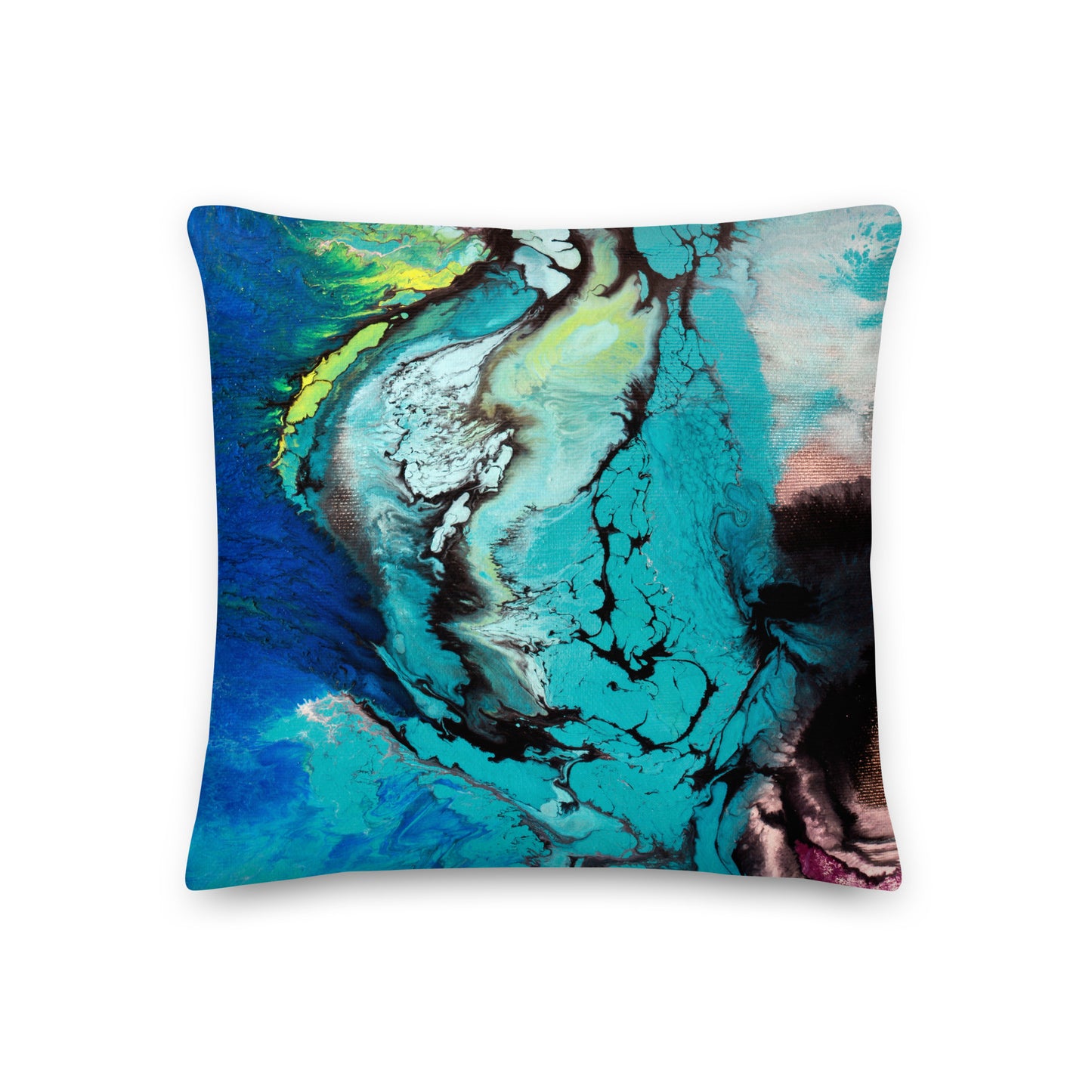 Premium Pillow - Deep blue design