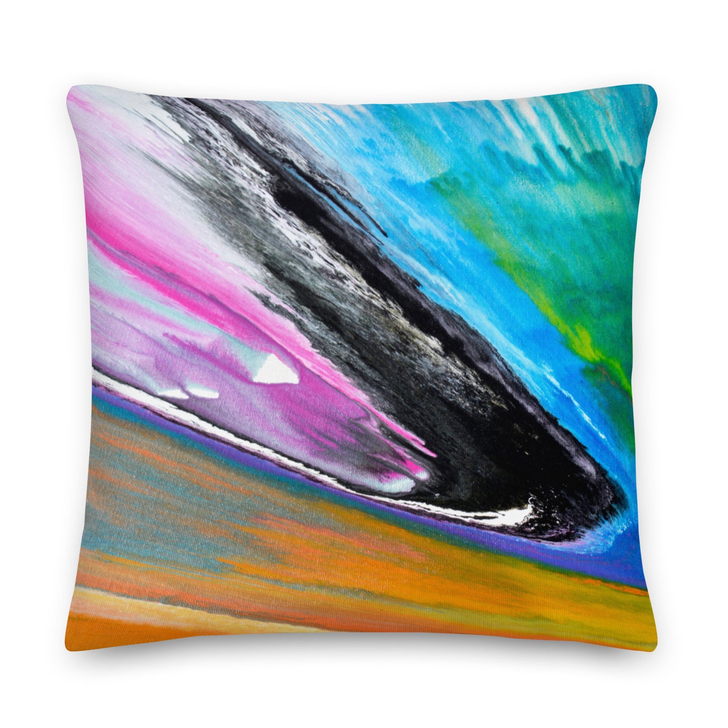 Premium Pillow - Spin art design