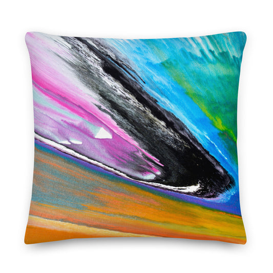 Premium Pillow - Spin art design