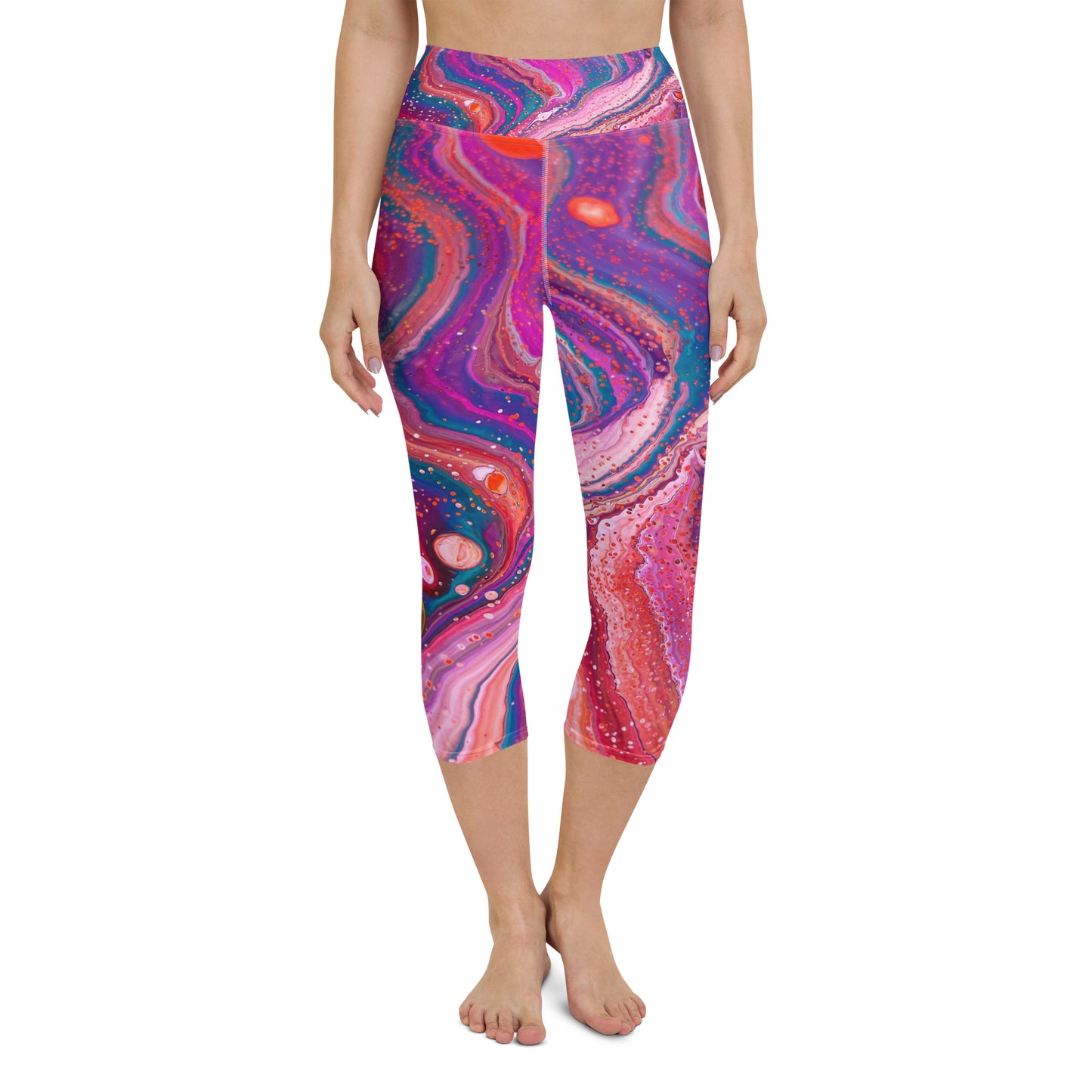 Yoga-Leggings – kosmisches Design