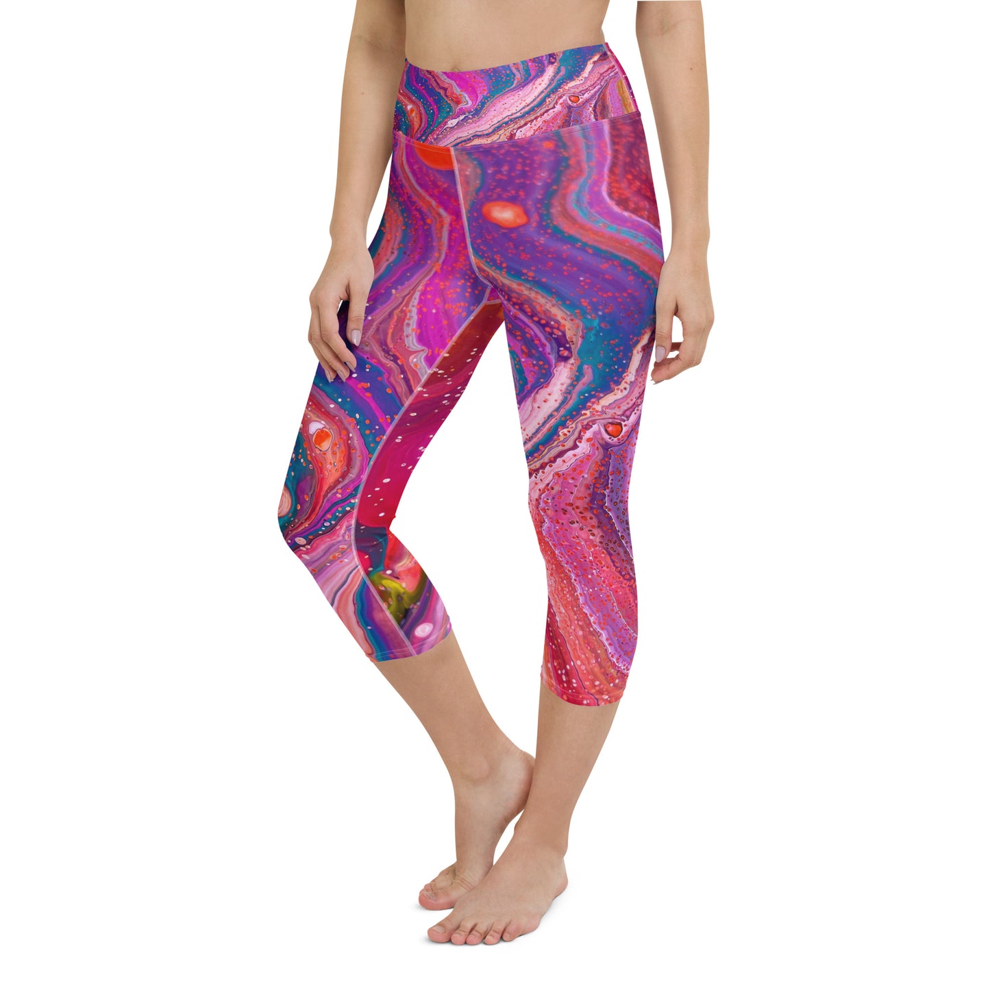 Yoga-Leggings – kosmisches Design