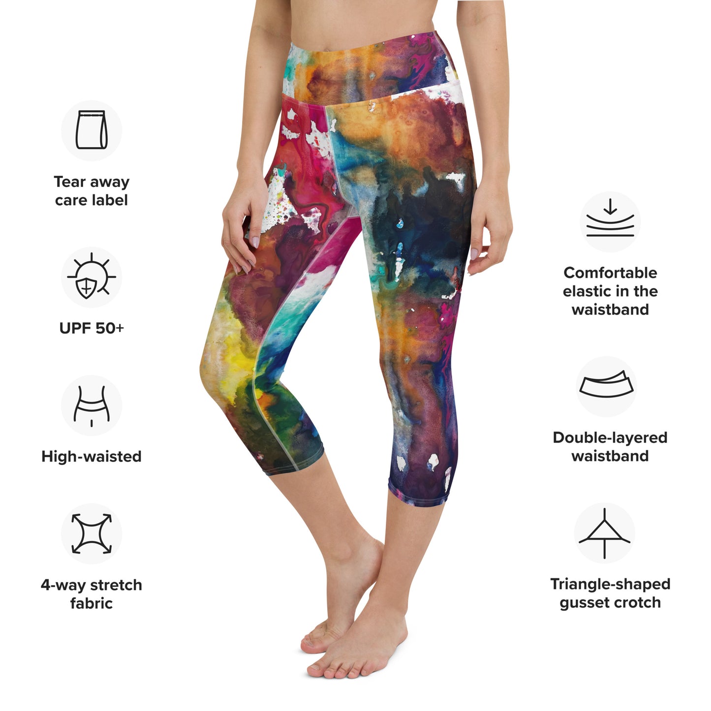 Yoga-Leggings – Dawn Eclipse-Design