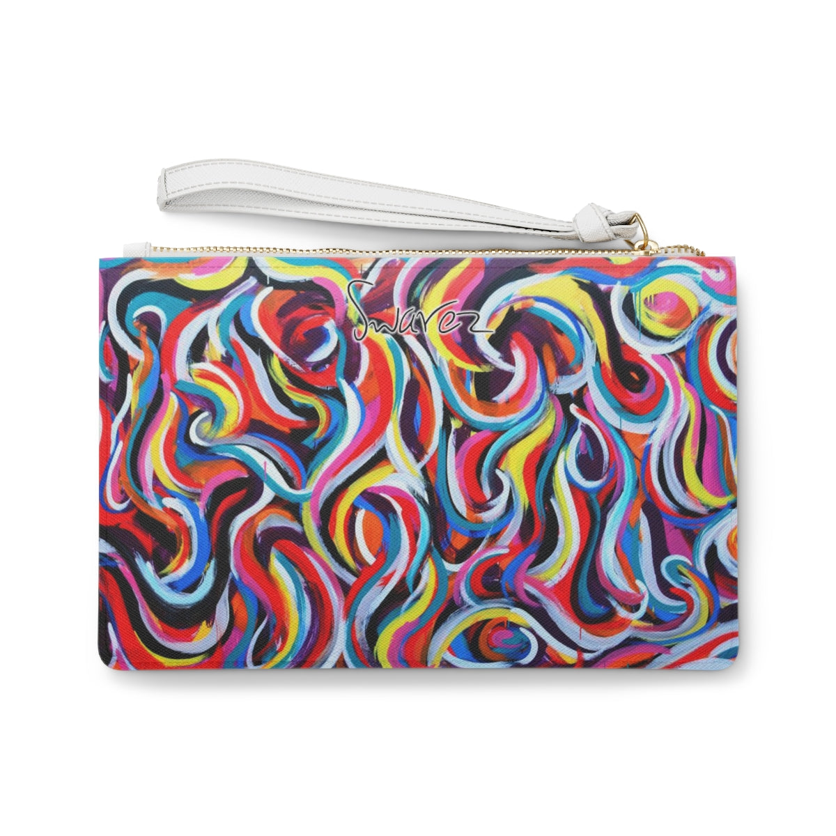 Clutch Bag - Design em redemoinho multicolorido 