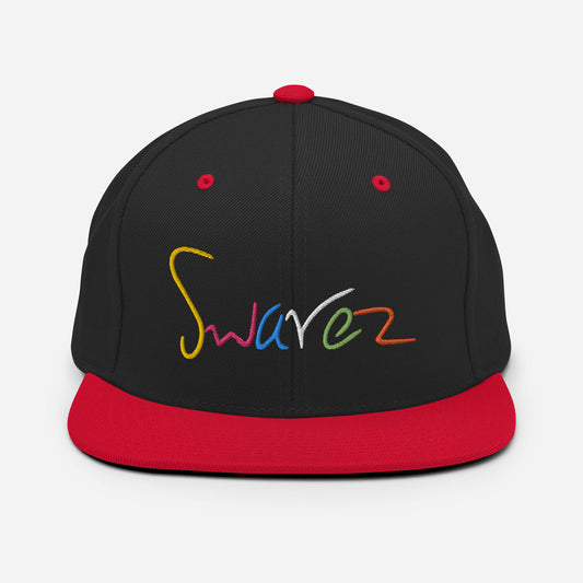 Snapback-Hut – Swarez-Logo