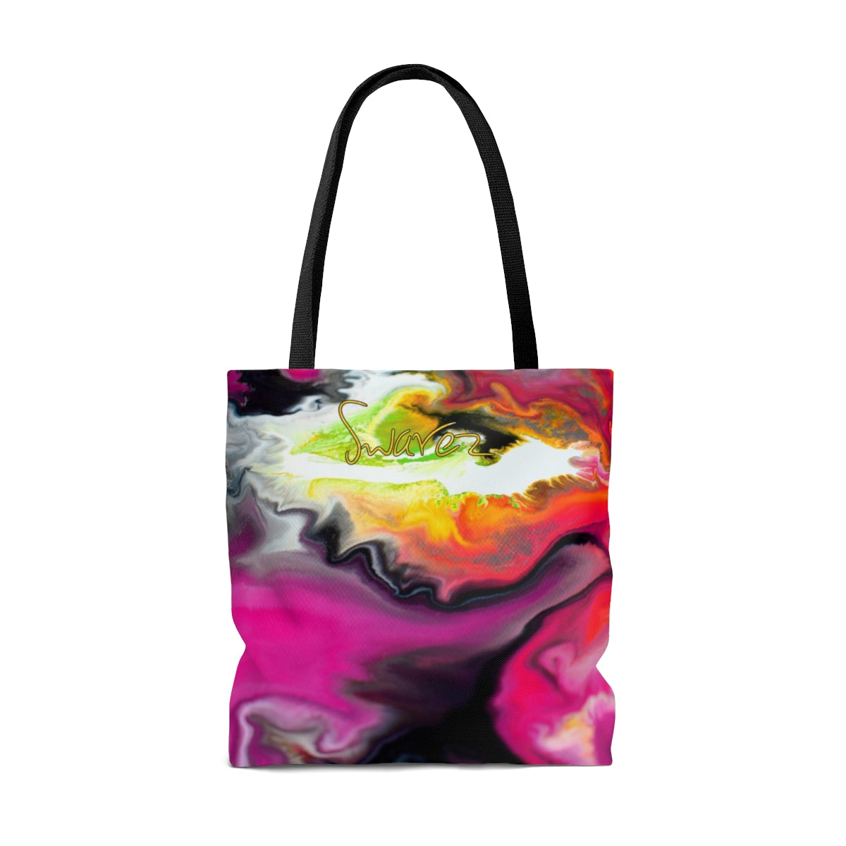 All Over Print Tote Bag - Pink and yellow design