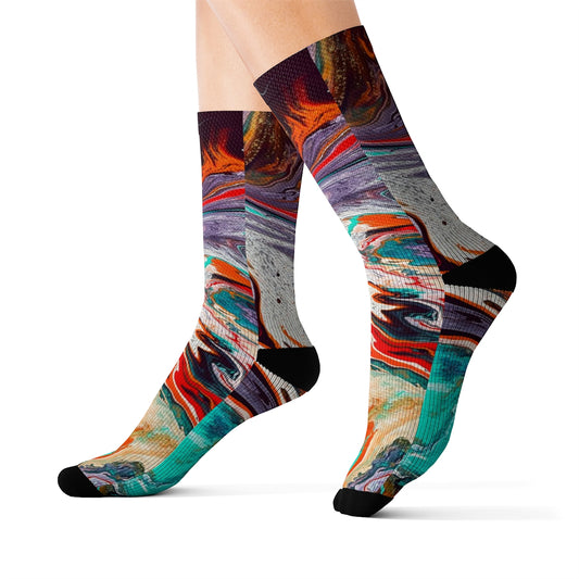 Sublimation Socks - Hypnotic design