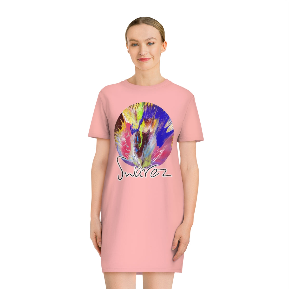 Spinner T-Shirt Dress - Circles design