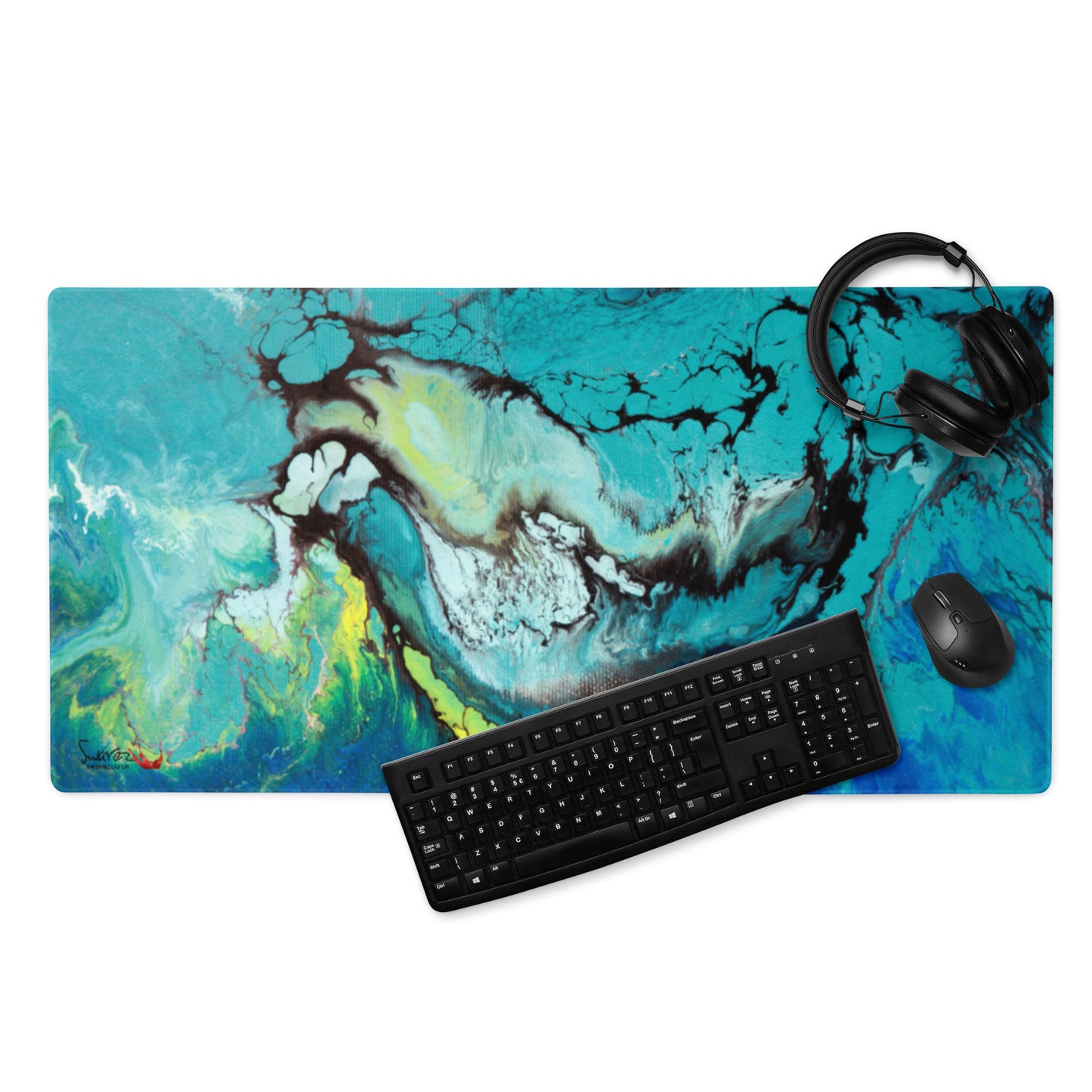 Gaming mouse pad - Deep Blue design