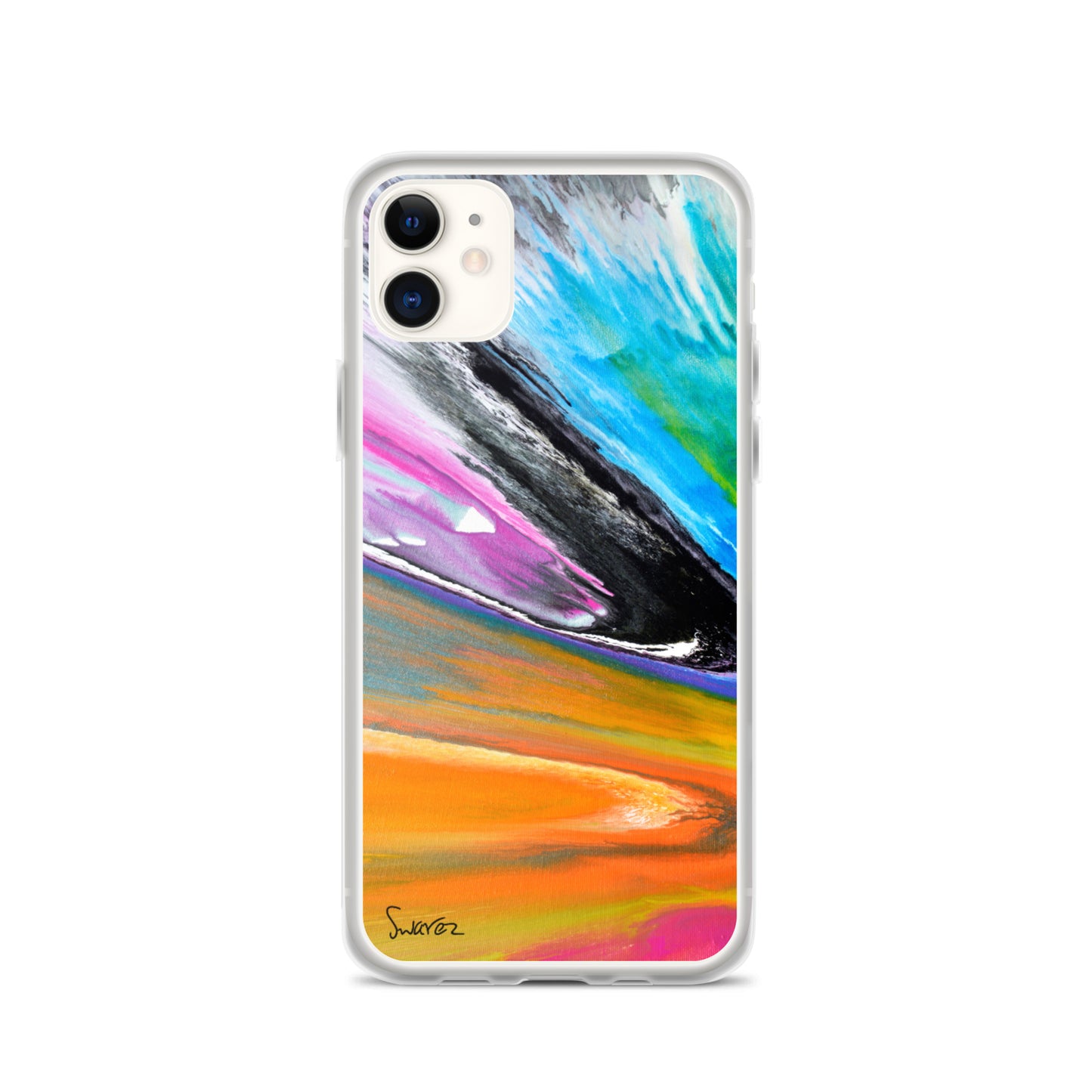 iPhone-Hülle – Spin-Art-Design