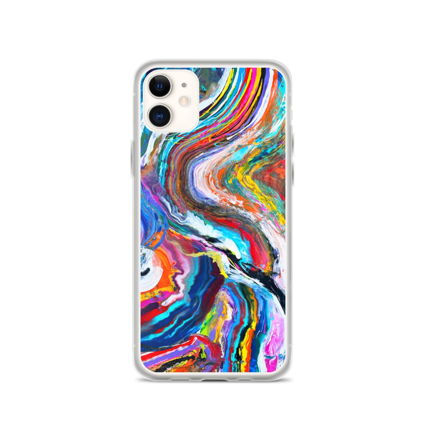 iPhone Case - Rainbow Wave design