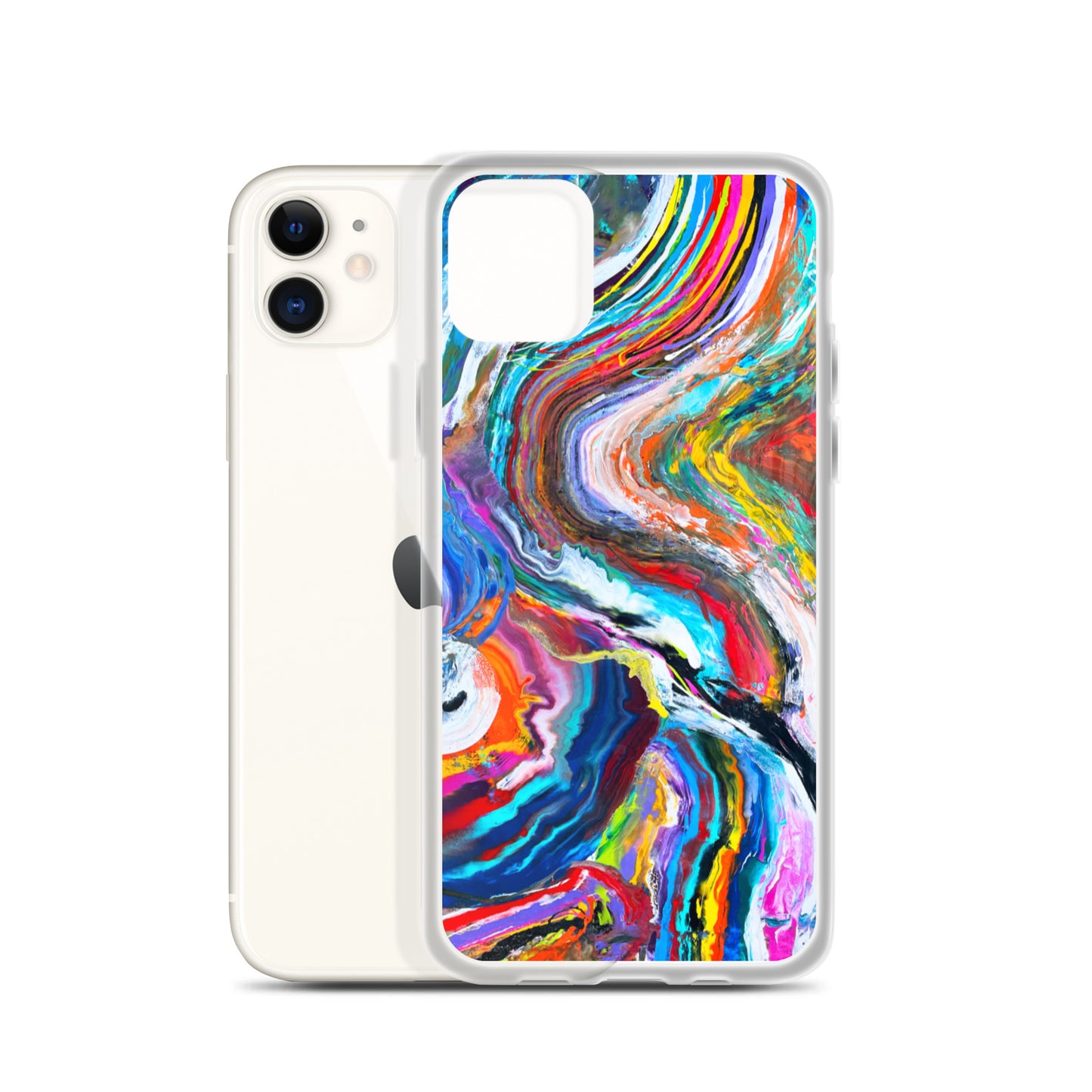 iPhone Case - Rainbow Wave design