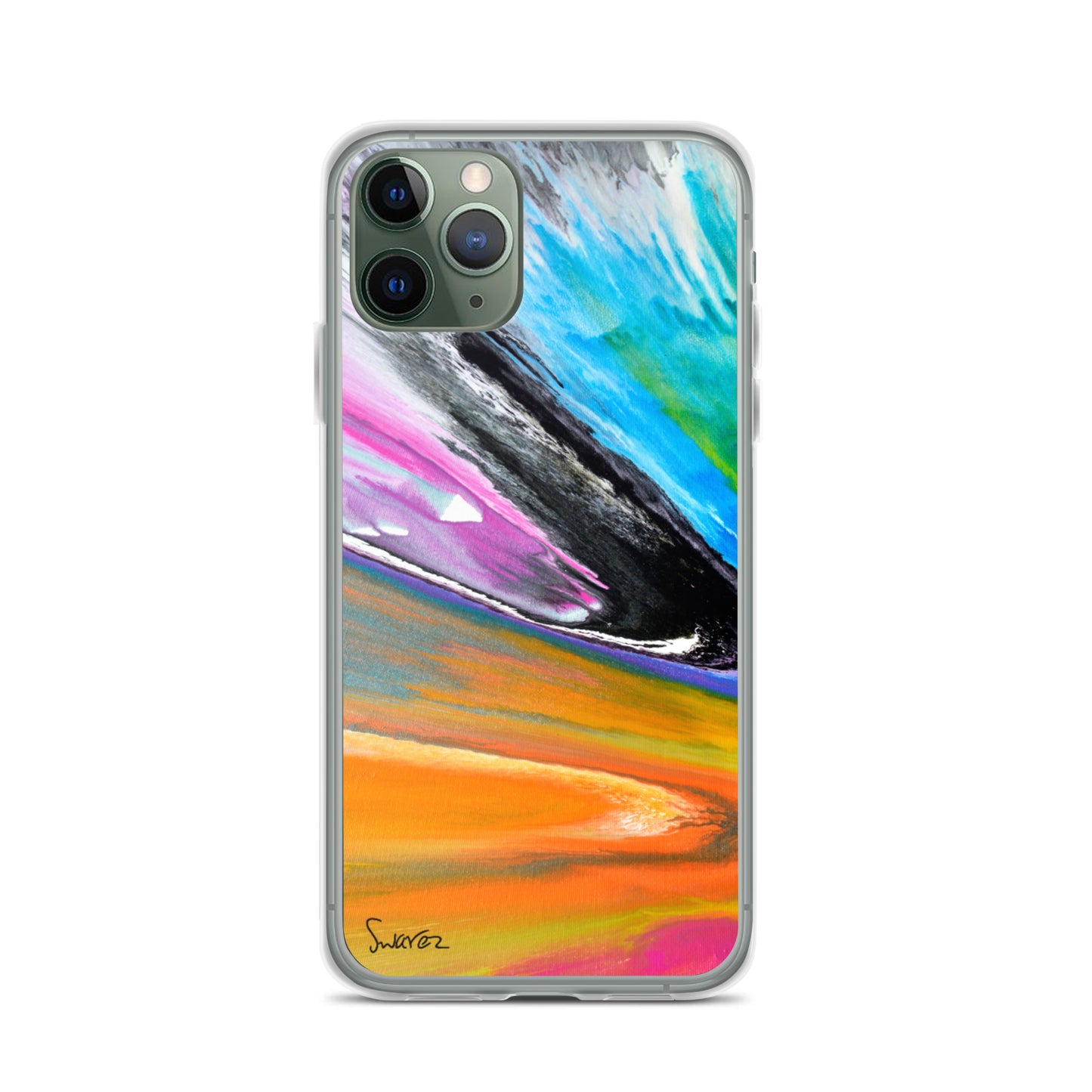 iPhone-Hülle – Spin-Art-Design