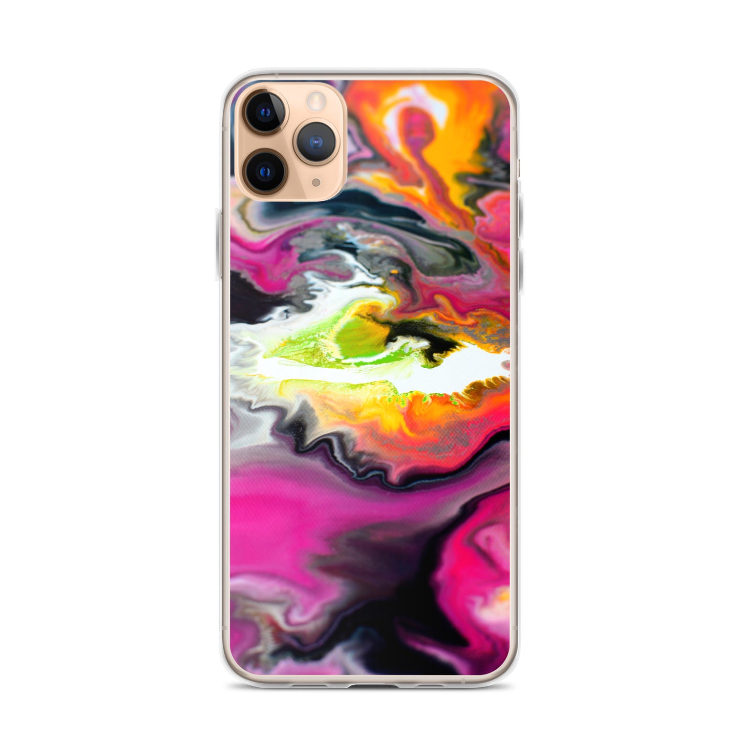 iPhone Case - Pink and yellow design