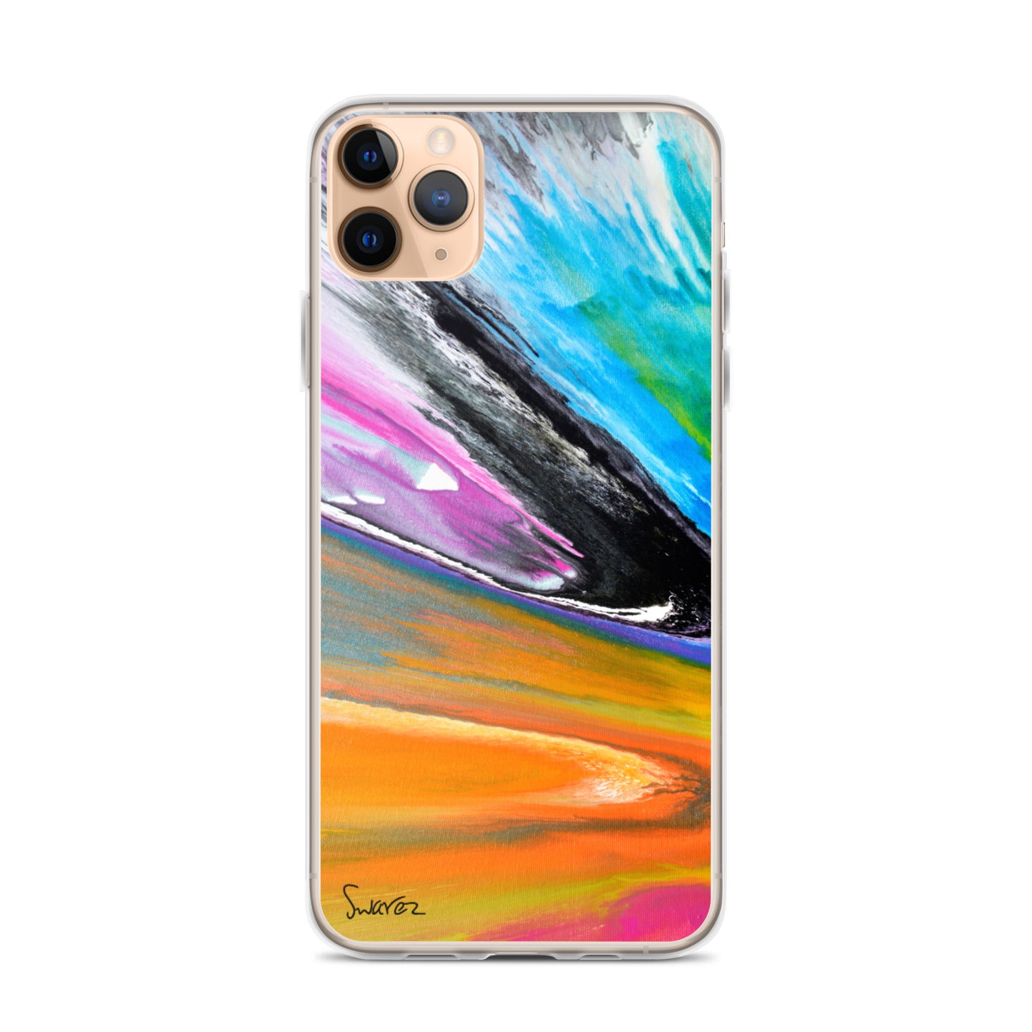 iPhone-Hülle – Spin-Art-Design