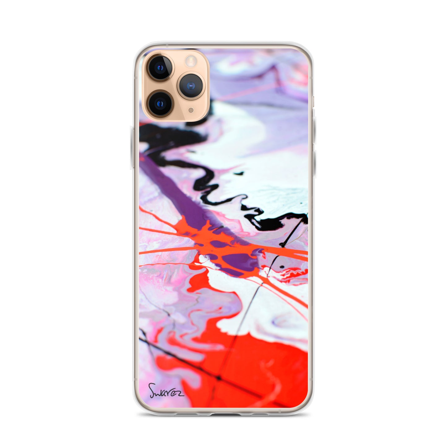 iPhone Case - Pink and red design