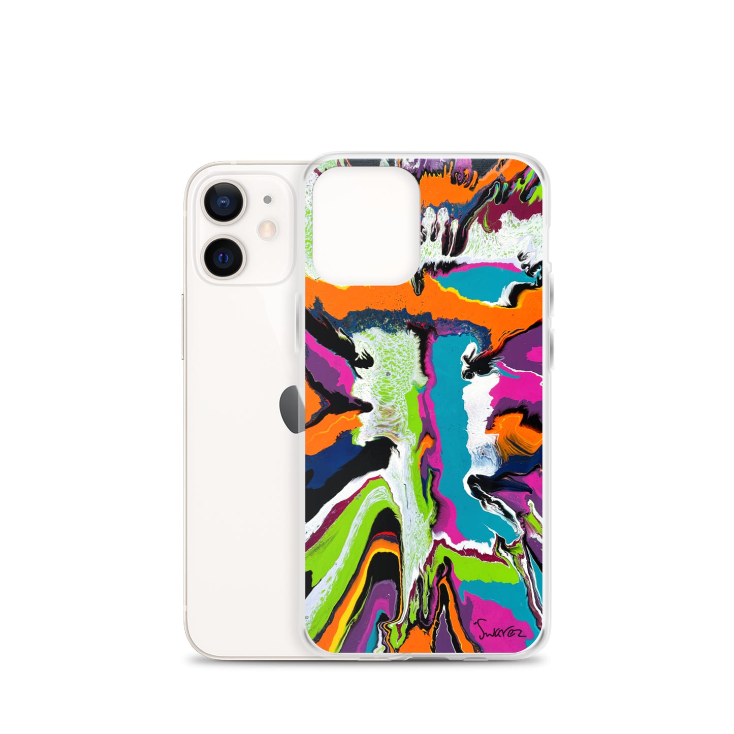 iPhone Case - Orange burst design