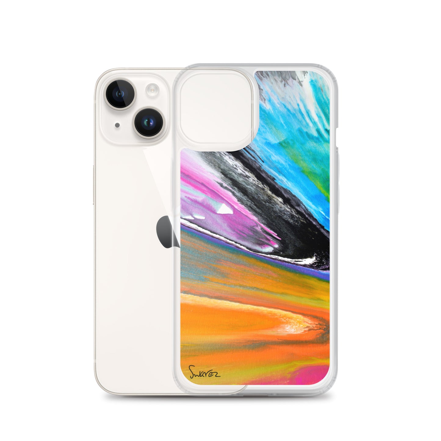 iPhone-Hülle – Spin-Art-Design